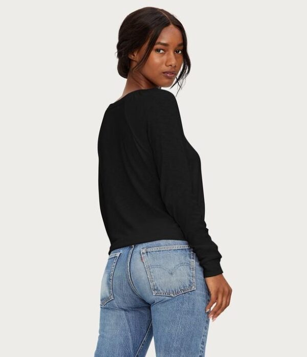 Michael Stars Jessica Tahoe Top - Black - Image 3