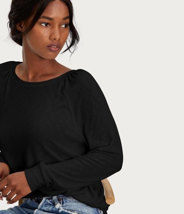 Michael Stars Jessica Tahoe Top - Black - Image 2