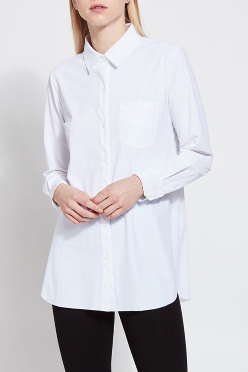 Lyssé Schiffer Button Down Shirt – White