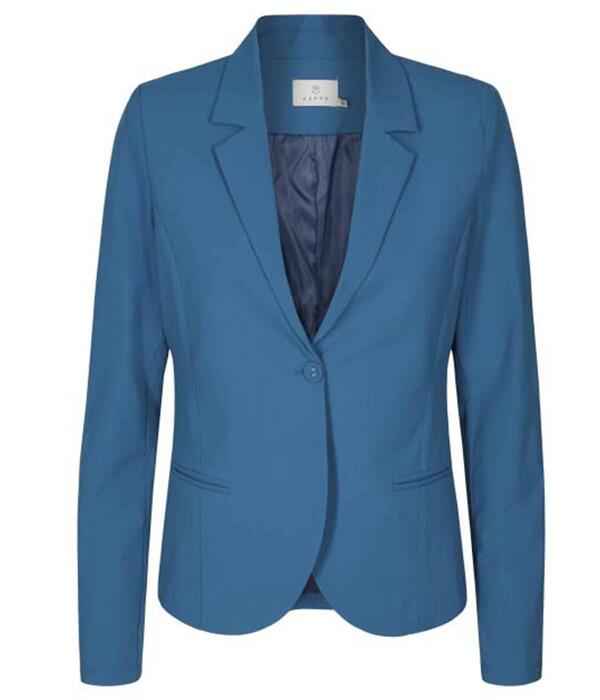 Kaffe Jillian Blazer - Moroccan Blue - Stick and Ribbon