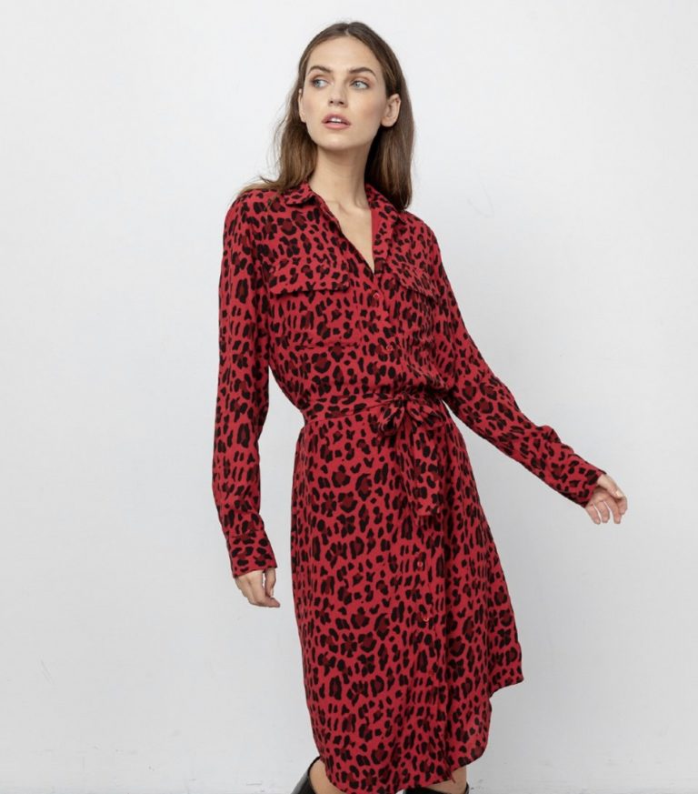 Rails Alix Dress - Red Leopard - Image 5