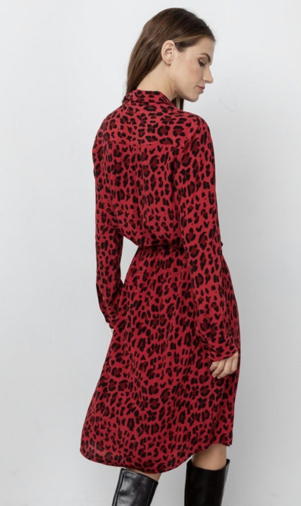 Rails Alix Dress - Red Leopard - Image 4