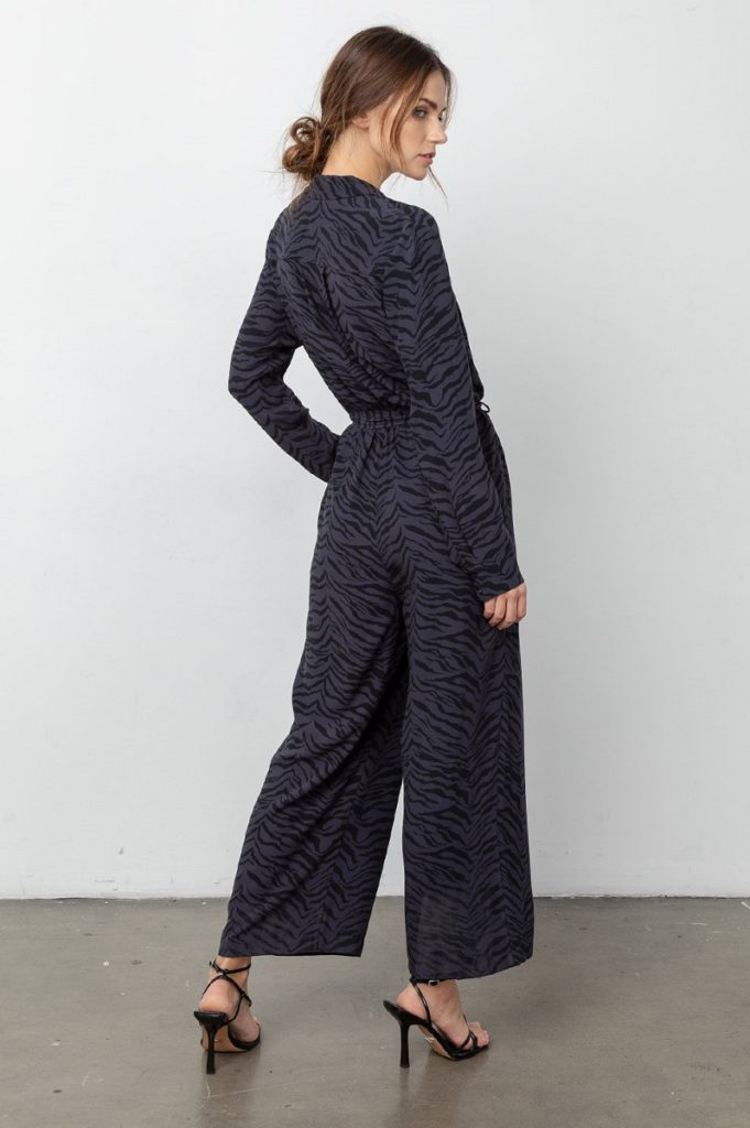 Rails Callan Jumpsuit - Charcoal Tiger Stripe - Image 2