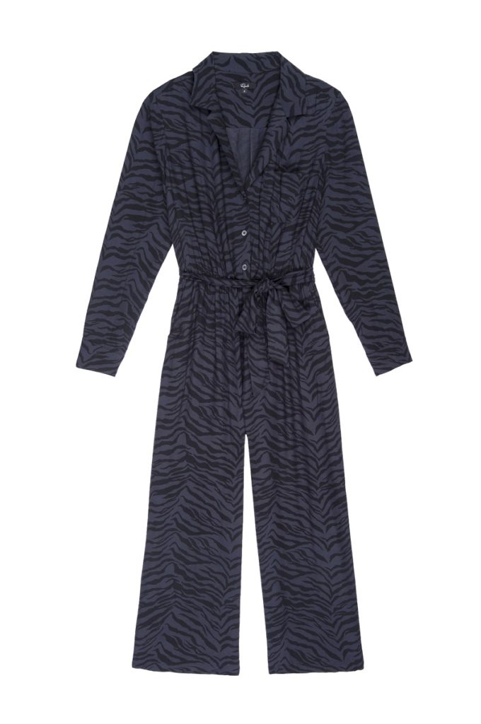 Rails Callan Jumpsuit - Charcoal Tiger Stripe