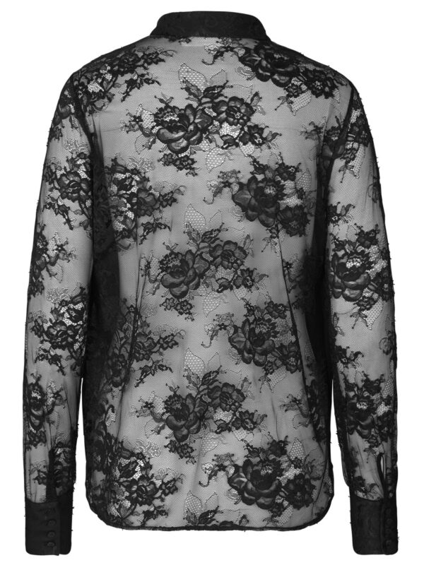 Rosemunde Lace Back Shirt - Black - Image 2