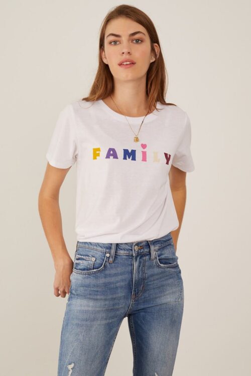 South Parade Jane ‘Family’ T Shirt – White