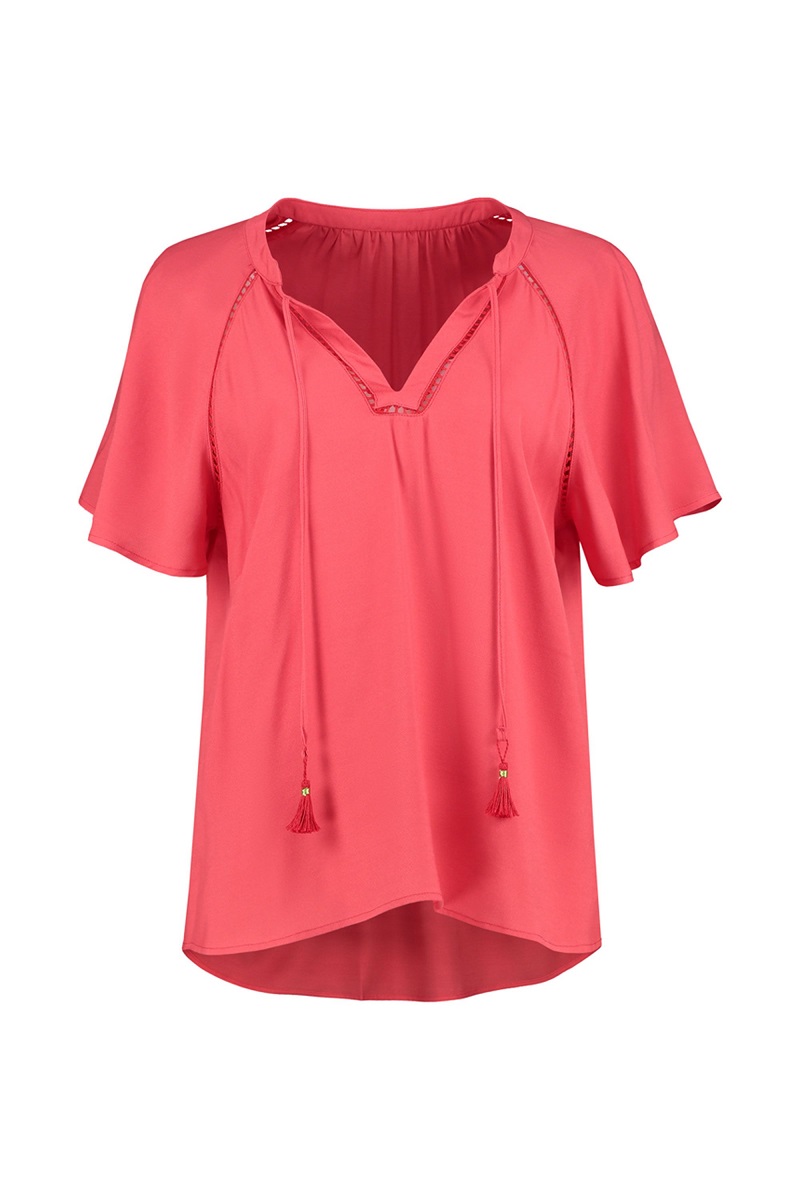 POM Amsterdam SP6190 Top - Blushing Coral by Katja - Stick and Ribbon