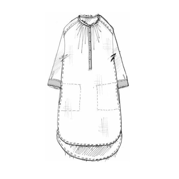 Project AJ117 Vi Dress - Army - Image 2