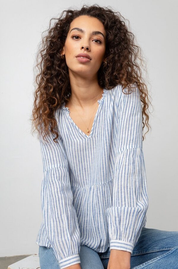 Rails Raylyn Blouse - Fremont Stripe - Image 4