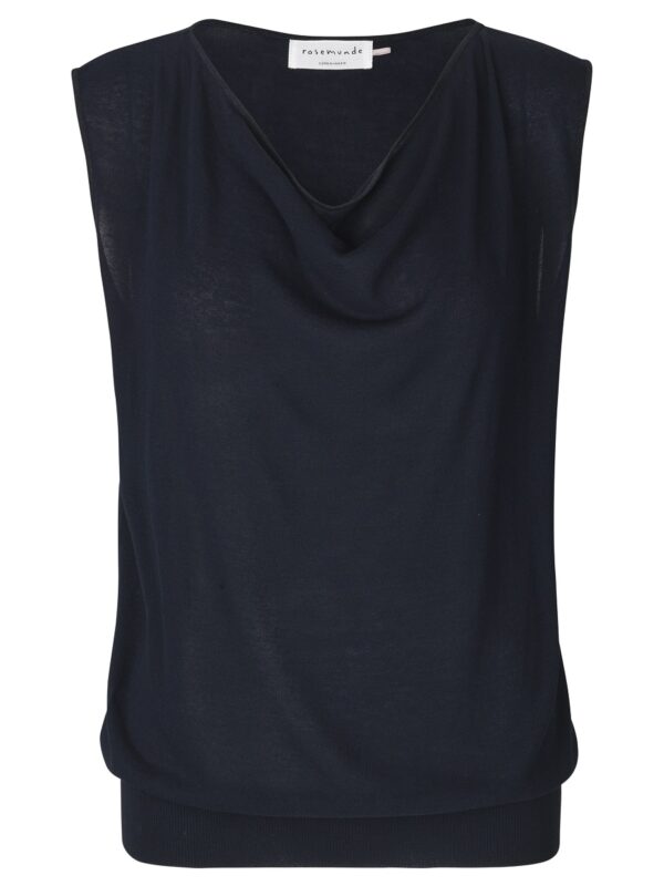 Rosemunde Sleeveless Top - Navy
