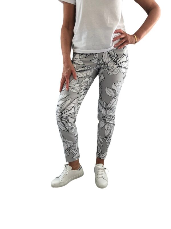 Up Pants 66792 Techno 28" Petal Slit Pull On Trouser - Delray