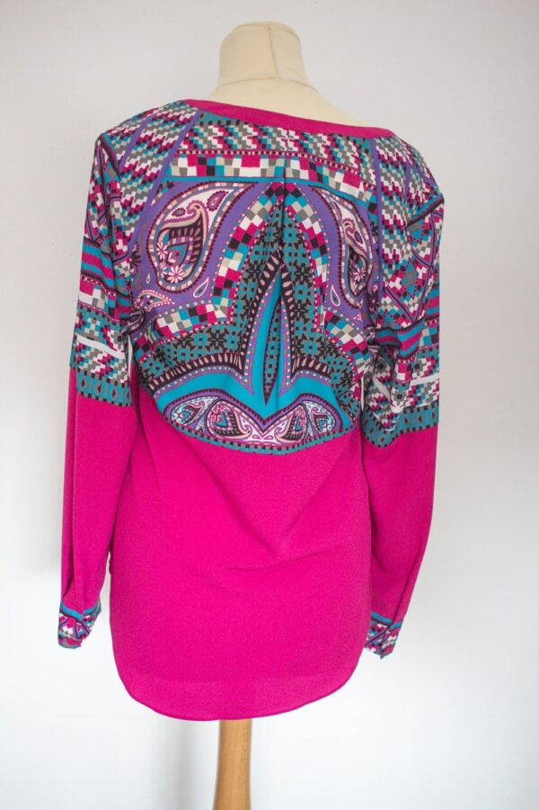 Hale Bob H4ECL2511 Blouse - Raspberry - Image 2