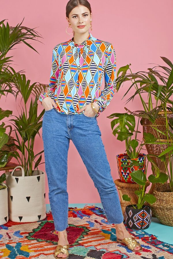 Onjenu Amber Top - Electra Turquoise