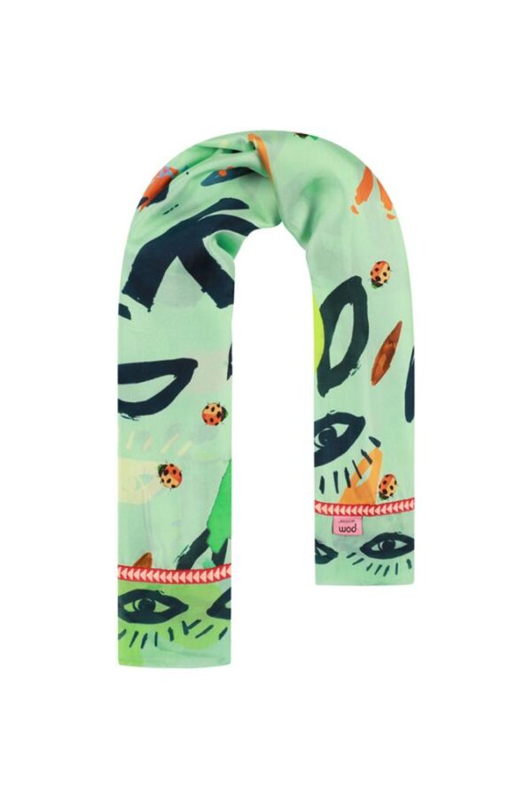POM Amsterdam SP6248 Shawl - Confetti Kisses Mint