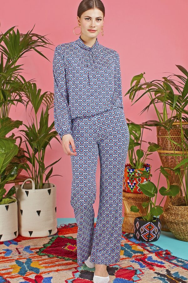 Onjenu Amber Top - Selene Navy