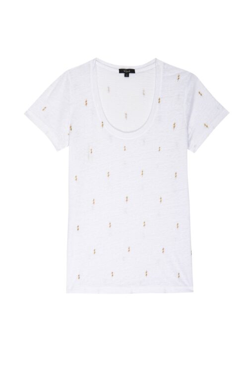 Rails Luna T Shirt – White Gold Electric
