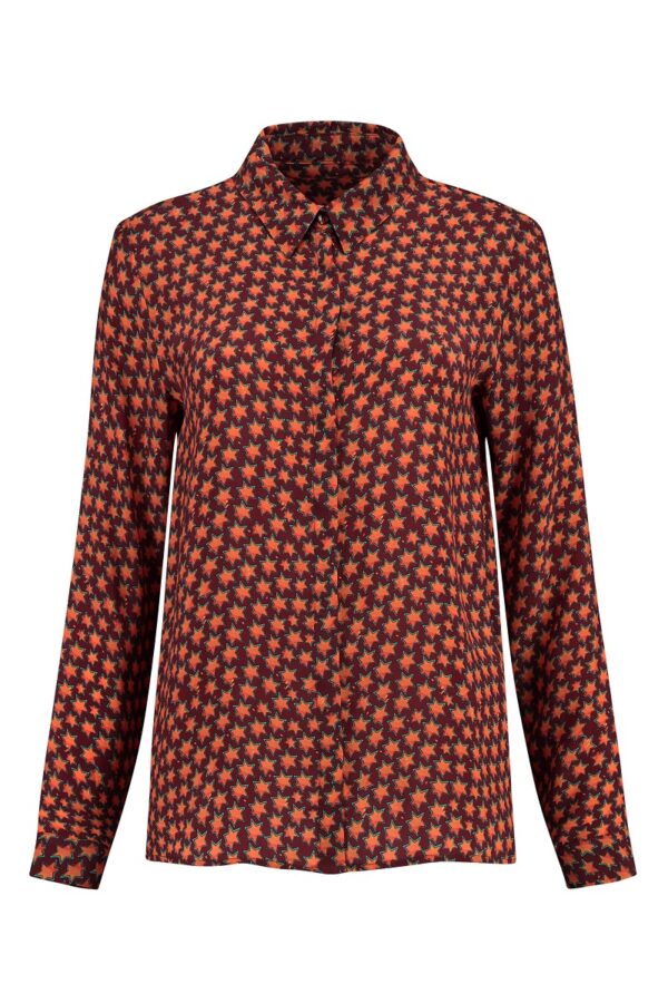 POM Amsterdam SP6327 Blouse - Starry Night Mandarin