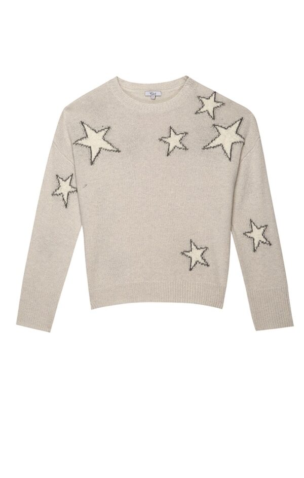 Rails Virgo Sweater - Grey White Stars