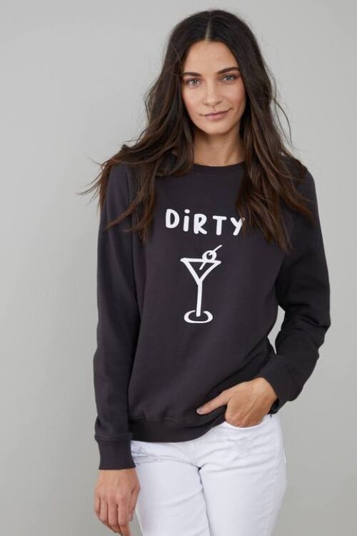 South Parade Rocky ‘Dirty Martini’ Sweatshirt – Smoke Black
