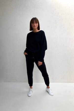 Chalk Lucy One Size Lounge Pant - Black
