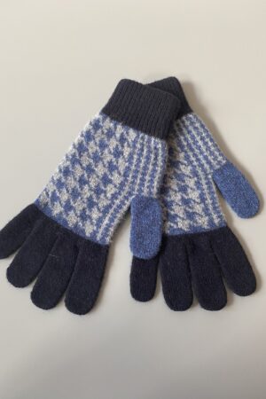 Robert Mackie Glenfinnan Gents' Gloves - Blue / Grey
