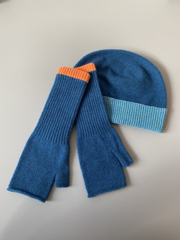 Robert Mackie Eden Felted Hat - Teal - Image 2