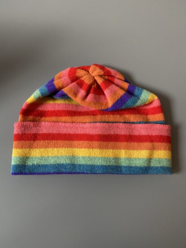 Robert Mackie Special Offer Ranza Hat, Scarf, Gloves Set -2004 Rainbow Stripe - Image 4