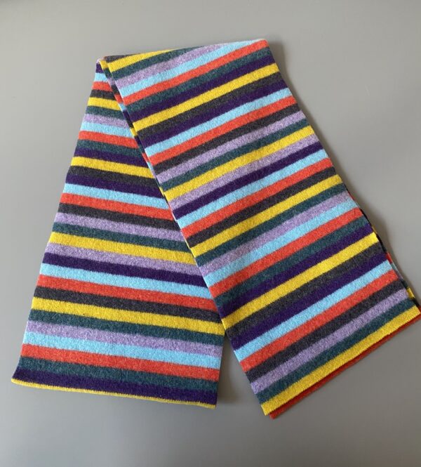 Robert Mackie Special Offer Ranza Hat, Scarf and Gloves Set - 2002 Heather Stripe - Image 5