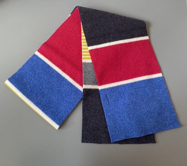 Robert Mackie Special Offer Ness Hat, Scarf and Gloves Set - Multi Colour Block - Image 4