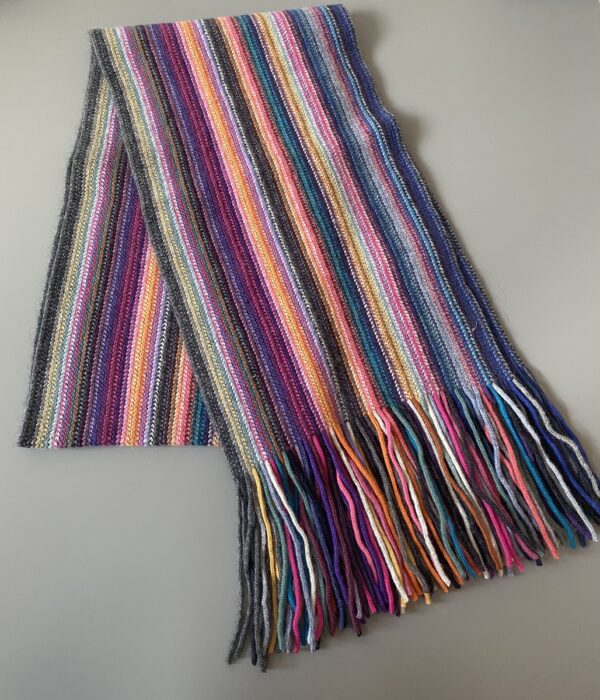 Robert Mackie Dee Wrap Scarf - Multi Stripe