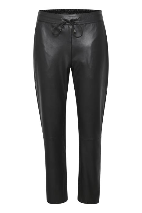 Kaffe KAvilla Faux Leather Pants - Black - Stick and Ribbon