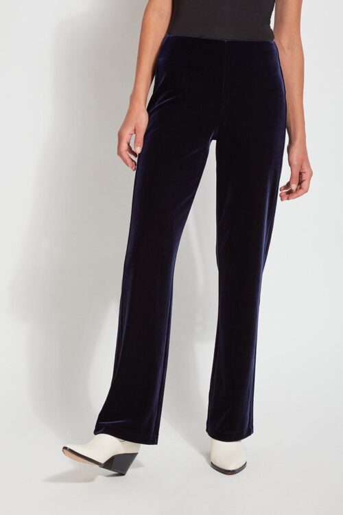 Lyssé Velvet Pant – Blue Mountain