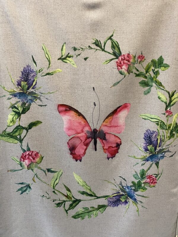 Zelly 477012 Reversible Butterfly Wrap - Grey Print - Image 2
