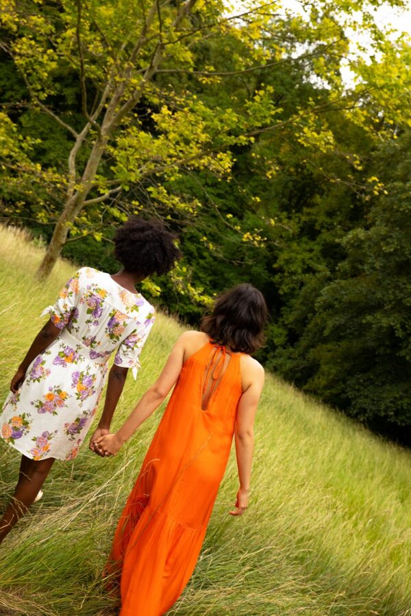 Frnch Atika Maxi Dress - Orange - Image 4