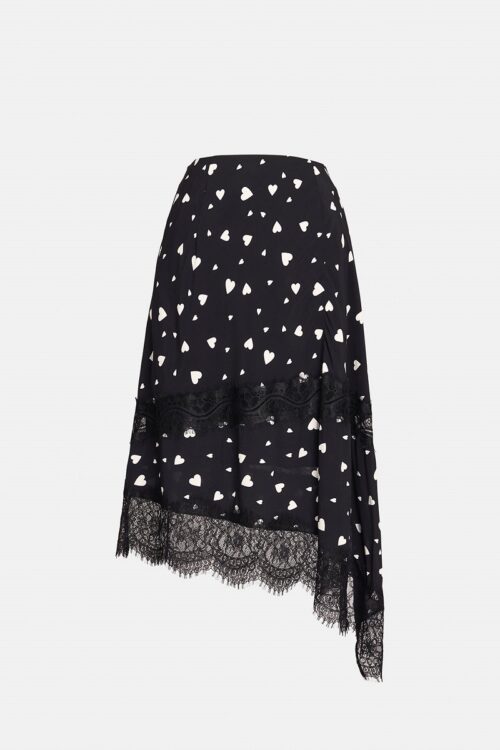 Essentiel Antwerp Zanary Lace Detail Skirt – Combo1 Black Z1BL