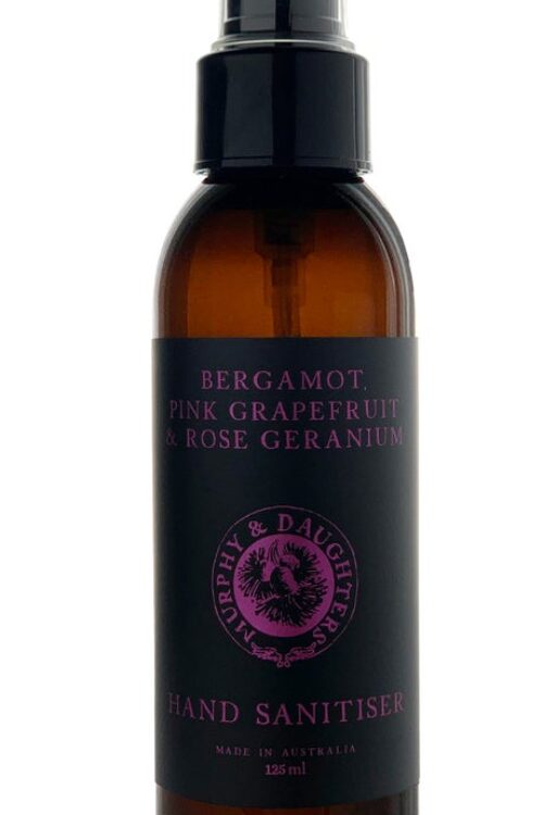 Murphy & Daughters Hand Sanitiser – Bergamot, Pink Grapefruit & Geranium