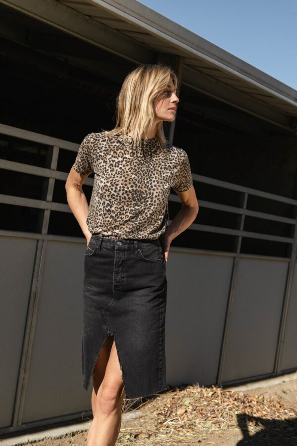 Ragdoll LA Easy Vintage Tee - Brown Leopard - Image 4