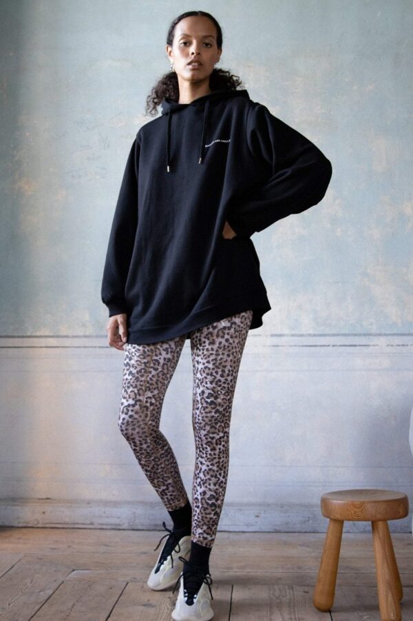 Ragdoll LA Super Oversized Hoodie - Black - Image 2
