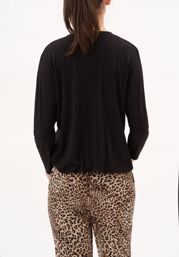 Up Pants 30187 Crossover Raglan Top - Black - Image 2
