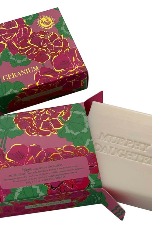 Murphy & Daughters Rectangular Boxed Soap – Geranium