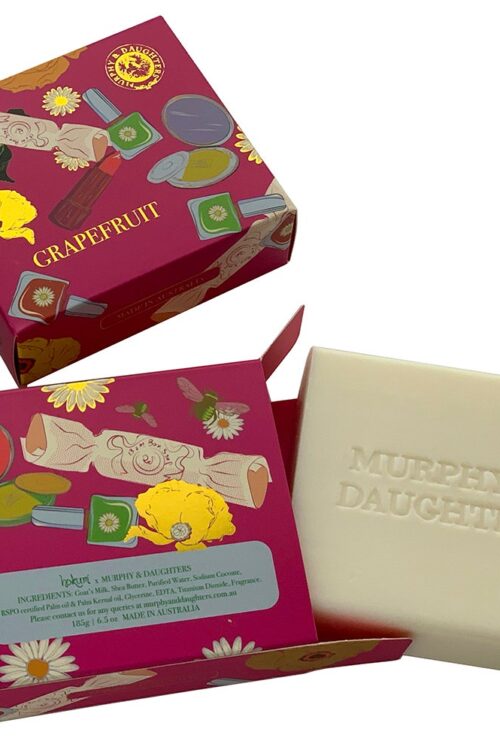 Murphy & Daughters Rectangular Boxed Soap – Grapefruit
