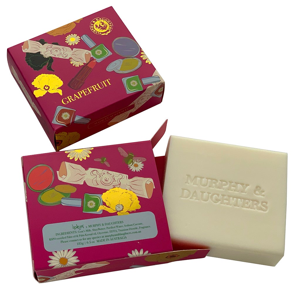 Murphy & Daughters Rectangular Boxed Soap – Grapefruit