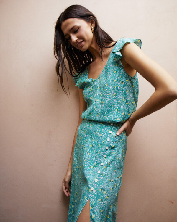 Grace & Mila Claudie Skirt - Vert