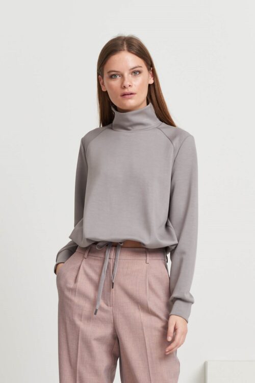 Bruuns Bazaar Lucerne Boxy Sweatshirt – Cloud Grey