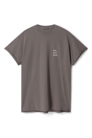 Chalk May 'Fri Sat Sun' One Size T Shirt - Mouse