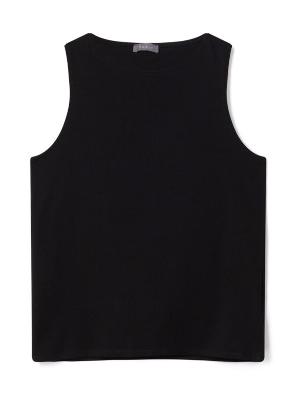 Chalk Megan Vest Top - Black