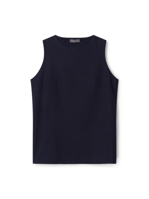 Chalk Megan Vest Top - Navy