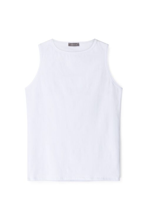 Chalk Megan Vest Top – White