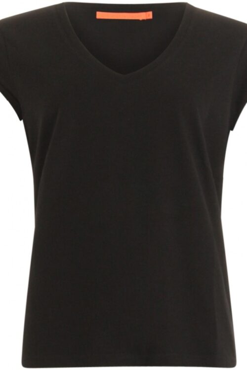 Coster Copenhagen CC Heart Basic V Neck T Shirt – Black