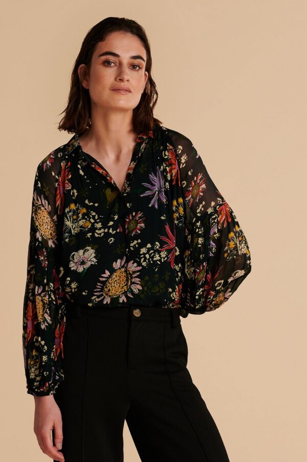 POM Amsterdam SP6596 Top - Flower Love Black - Image 3